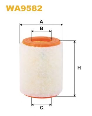 WIX FILTERS wa9582 -  Воздушный фильтр